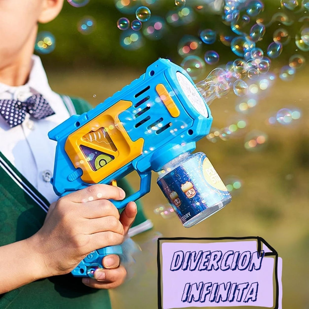 (2x1) Pistola de Burbujas Bubble Buum